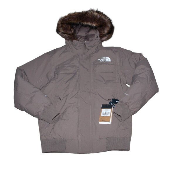 The North Face Mens Mcmurdo Bomber 600-Down Insulated Winter Jacket Falcon Brown - Picture 1 of 16